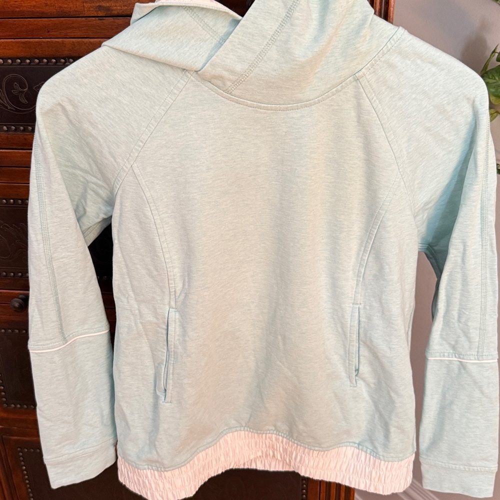 Lululemon Athletica Light Blue pullover hoodie